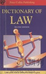DICTIONARY OF LAW  SECOND EDITION   1993  PDF电子版封面  0948549335  P.H.COLLIN 