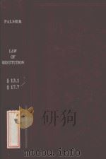 THE LAW OF RESTITUTION  VOLUME III（1978 PDF版）
