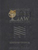 CONTEMPORARY CANADIAN BUSINESS LAW  PRINCIPLES AND CASES  SECOND EDITION   1981  PDF电子版封面  0075490188  JOHN A.WILLES 