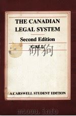 THE CANADIAN LEGAL SYSTEM  SECOND EDITION（1983 PDF版）