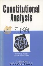 CONSTITUTIONAL ANALYSIS IN A NUTSHELL  SECOND EDITION（1999 PDF版）