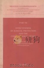 EFFECTIVENESS OF JUDICIAL PROTECTION AND THE CONSTITUTIONAL ORDER  PART XI（1983 PDF版）