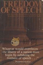 FREEDOM OF SPEECH   1978  PDF电子版封面     