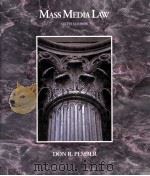 MSAA MEDIA LAW  SIXTH EDITION   1993  PDF电子版封面  0697129365  DON R.PEMBER 