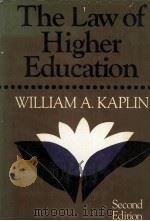 THE LAW OF HIGHER EDUCATION  SECOND EDITION（1985 PDF版）