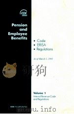 PENSION AND EMPLOYEE BENEFITS  CODE·ERISA·REGULATIONS  VOLUME 1   1995  PDF电子版封面     