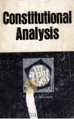 CONSTITUTIONAL ANALYSIS  IN A NUTSHELL   1979  PDF电子版封面  0829920226  JERRE S.WILLIAMS 