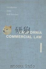 CALIFORNIA COMMERCIAL LAW  VOLUME I（1966 PDF版）