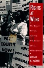 RIGHTS AT WORK  PAY EQUITY REFORM AND THE POLITICS OF LEGAL MOBILIZATION   1994  PDF电子版封面  0226555720  MICHAEL W.MCCANN 