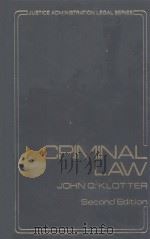 CRIMINAL LAW  SECOND EDITION（1986 PDF版）