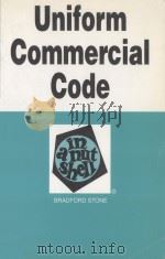 UNIFORM COMMERCIAL CODE  IN A NUTSHELL  FOURTH EDITION（1995 PDF版）