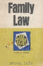 FAMILY LAW  IN A NUTSHELL   1977  PDF电子版封面    HARRY D.KRAUSE 