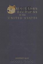 MARRIAGE LAWS AND DECISIONS IN THE UNITED STATES  A MANUAL   1929  PDF电子版封面    GEOFFREY MAY 