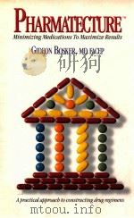 Pharmatecture:minimizing medications to maximize results   1996  PDF电子版封面  0932686648  Bosker;Gideon. 