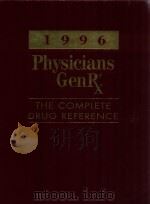 1996 Physicians GenRx :  the complete drug reference（1996 PDF版）