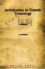 Introduction to genetic toxicology（1985 PDF版）