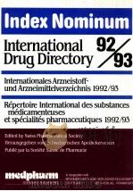 Index nominum : international drug directory 1992/1993（1992 PDF版）