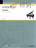 Sonate fur 2 Klaviere zu 4 Handen (1942) ED 3970   1970  PDF电子版封面    Paul Hindemith 