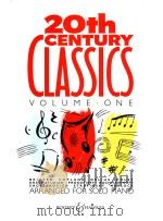 20th century classics Volume.One（1989 PDF版）