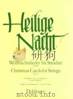 christmas carols for Strings easy score & parts 07 505   1960  PDF电子版封面    Holy Night 