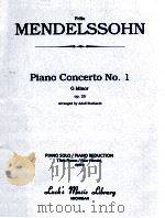 Piano Concerto No.1 G Minor op.25 Piano Solo/Piano Reduction Two Pianos/Four Hands 00041（ PDF版）
