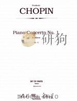 Piano Concerto No. 1 E Minor op.11 set of parts 00022 STR=4-4-3-2-2     PDF电子版封面    Frederic Chopin 