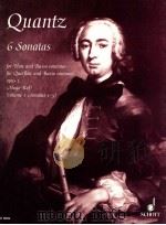 6 Sonatas for Flute and Basso continuo opus 1 Volume 1 (Sonatas 1-3) ED 8006（1994 PDF版）