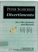 divertimento for 2 Bb clarinets and bassoon   1999  PDF电子版封面     