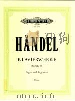 edition peters Nr.4984 Klavierwerke Band Ⅳ Fugen und Fughetten（ PDF版）