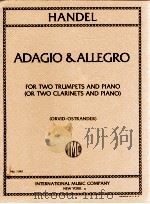 Adagio & Allegro for Two Trumpets and Piano Or Two Clarinets and Piano Orvid-Ostrander No.1341（1957 PDF版）