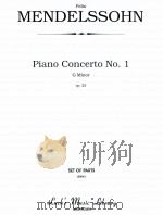 Piano Concerto No. 1 G Minor op.25 set of parts     PDF电子版封面    Felix Mendelssohn 