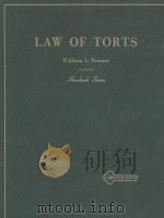 HANDBOOK OF THE LAW OF TORTS  FOURTH EDITION   1971  PDF电子版封面    WILLIAM L.PROSSER 