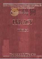 PRIVACY  VOLUME I   1993  PDF电子版封面  185521315X  RAYMOND WACKS 