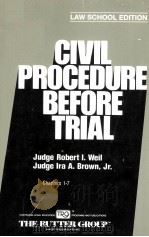 CALIFORNIA PRACTICE GUIDE CIVIL PROCEDURE BEFORE TRIAL  CHAPTERS 1-7   1995  PDF电子版封面     