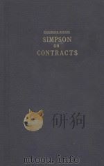 HANDBOOK OF THE LAW OF CONTRACTS   1954  PDF电子版封面    LAURENCE P.SIMPSON 