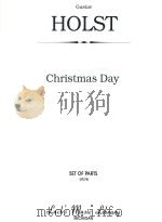 Christmas Day set of parts 09278     PDF电子版封面    Gustav Holst 