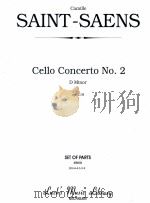 Cello Concerto No. 2 D Minor op.119 set of parts 00653     PDF电子版封面    Camile Saint-Saens 
