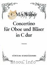 Concertino für Oboe und Bl?ser in C dur Stimmen 10161a   1981  PDF电子版封面     