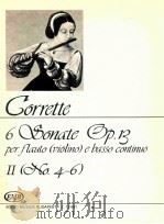 michel Corrette 6 Sonate Op.13 per flauto violino e basso continu ⅡNo.4-6 z.13 691（1989 PDF版）