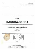 Kadenzen und Eingane zum ViolinKonzert in A-Dur KV  219 von W.A.Mozart 03 023   1961  PDF电子版封面     