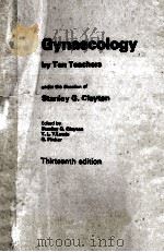 GYNAECOLOGY BY TEN TEACHERS  THIRTEENTH EDITION（1980 PDF版）