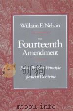 THE FOURTEENTH AMENDMENT  FROM POLITICAL PRINCIPLE TO JUDICIAL DOCTRINE   1988  PDF电子版封面  0674316266  WILLIAM E.NELSON 