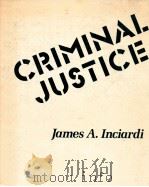 CRIMINAL JUSTICE   1984  PDF电子版封面    JAMES A.INCIARDI 
