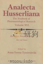 SOUL AND BODY IN HUSSERLIAN PHENOMENOLOGY  MAN AND NATURE（1983 PDF版）