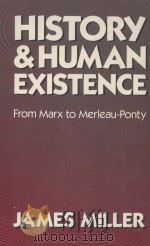 HISTORY AND HUMAN EXISTENCE  FROM MARX TO MERLEAU-PONTY（1979 PDF版）