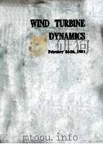 WIND TURBINE DYNAMICS     PDF电子版封面     