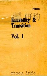 INSTABILITY AND TRANSITION VOLUME 1（1990 PDF版）