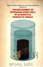 THE REPLACEMENT OF PETROLEUM BASED FUELS BY ALTERNATIVE SOURCES OF ENERGY   1980  PDF电子版封面  0642056528   