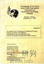 PROCEEDINGS OF THE FOURTH ASIAN-PACIFIC INTERNATIONAL SYMPOSIUM ON COMBUSTION AND ENERGY UTILIZATION（1997 PDF版）