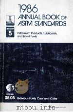 1986 ANNUAL BOOK OF ASTM STANDARDS   1986  PDF电子版封面  0803108435   